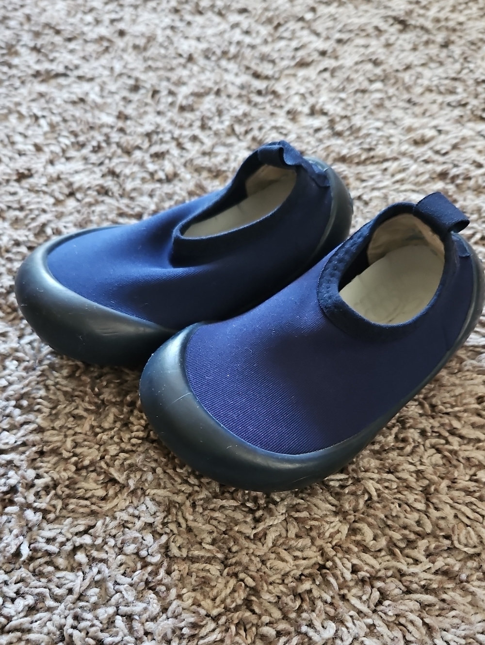 Jan & Jul Navy Blue Water Shoes Toddler Size 6 (Fit like Size 5)